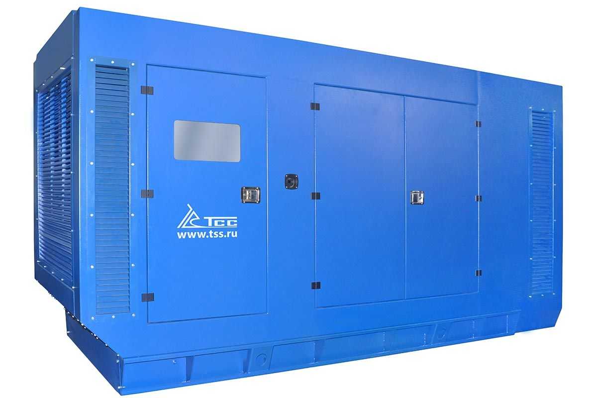 Дизельный генератор ТСС АД-400С-Т400-2РКМ16 в шумозащитном кожухе Дизель электростанции фото, изображение