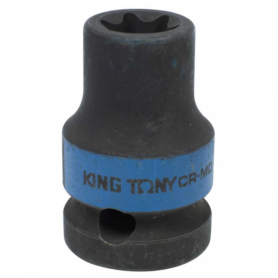 Головка торцевая ударная глубокая TORX Е-стандарт 3/4", E22, L = 110 мм KING TONY 647522M Торцевые головки ударные фото, изображение