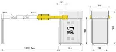 Came G12000K (001G12000K) Комплектующие шлагбаумов фото, изображение